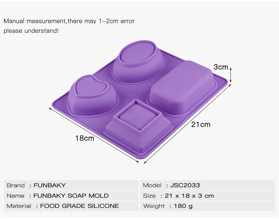 FUNBAKY 4 полости розы Силиконовые формы для мыла 3d DIY цветы мыло Плесень ручной работы для изготовления мыла Девы Марии свечи