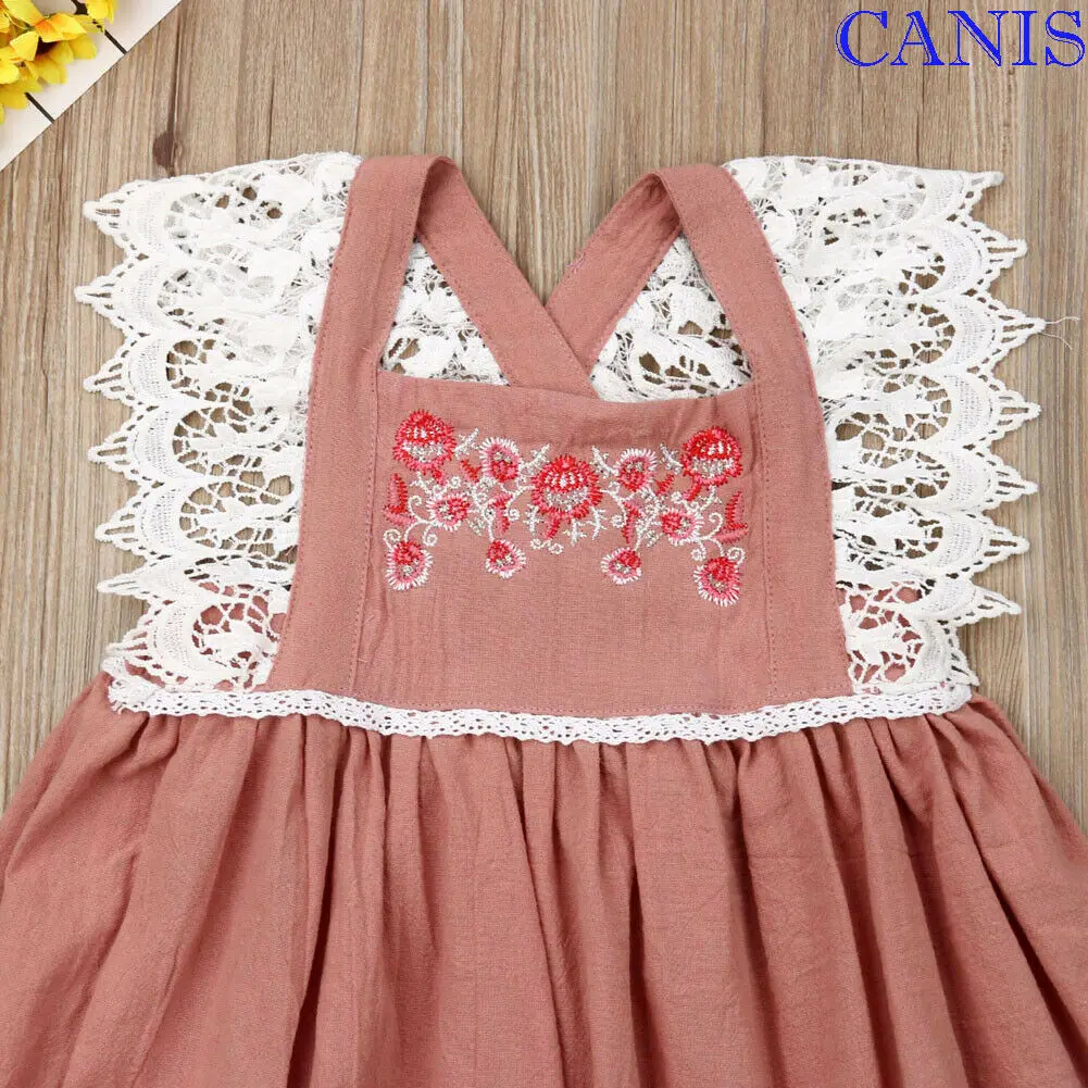 Летнее платье для маленьких девочек детское праздничное принцессы повседневное