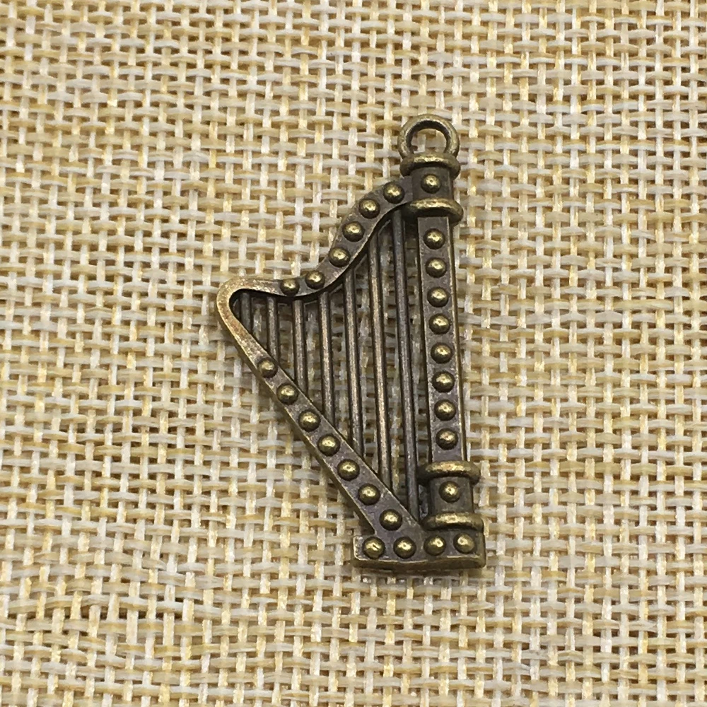 10 шт. Harp подвеска под бронзу старину цвет DIY для изготовления украшений вручную |