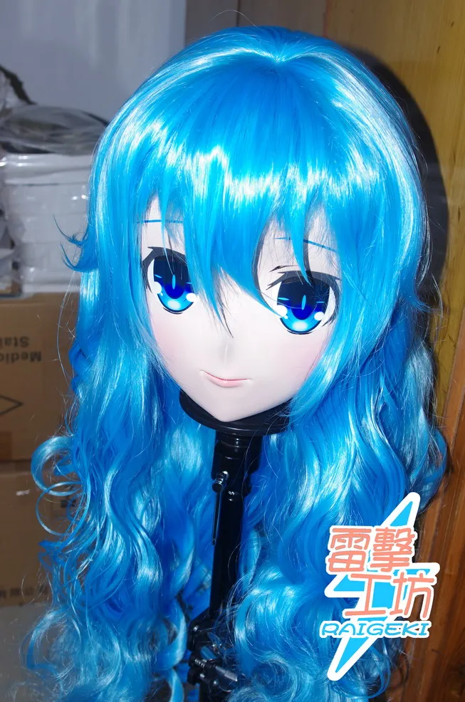

(KM83142) Top Quality Handmade Female Resin Full Face Yoshino Cosplay Mask Kigurumi Crossdresser Doll