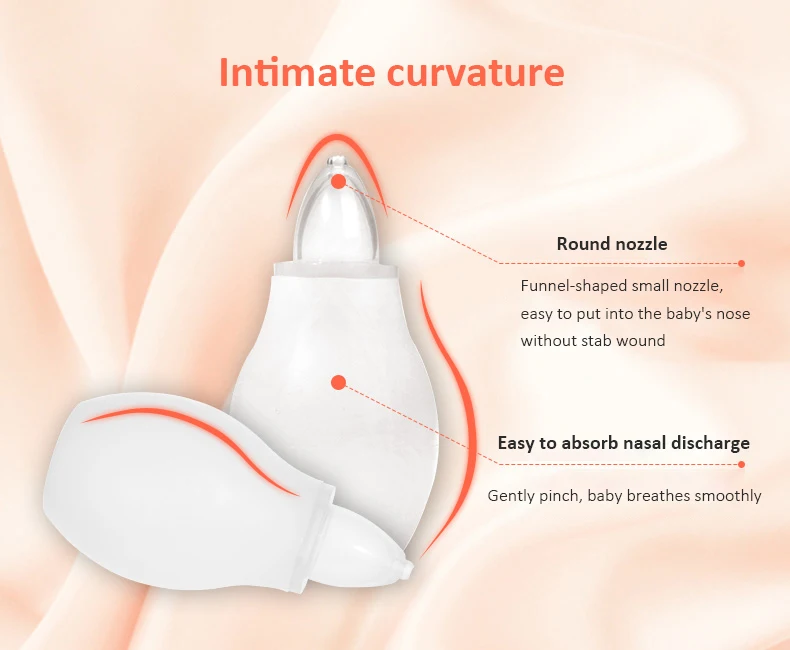 Goodbaby New Born Baby Safety Suction Nasal Aspirator Top Brand Vacuum Device Solid Dropper Type Heath Care | Мать и ребенок