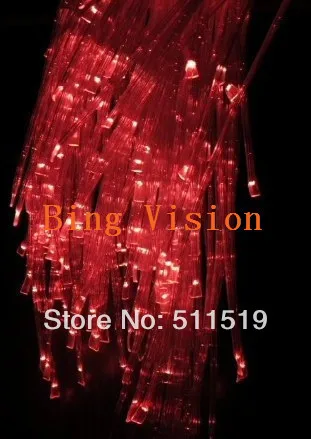 0 75 мм * 3 жильный мерцающий боковой светящийся волоконно оптический кабель с