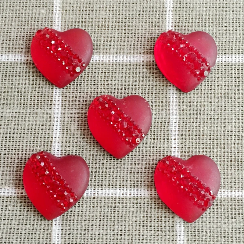 20 шт. стразы из смолы в форме сердца мм|resin rhinestones|rhinestone accessorieswedding rhinestone |