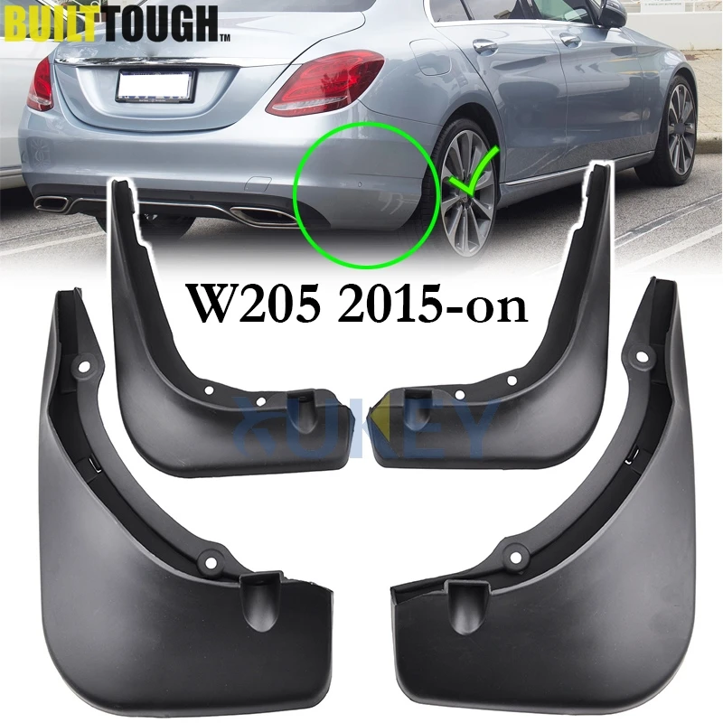 Брызговики для Benz C Class W205 2015 2016 2017|mud flaps|splash guardfront mud flaps |