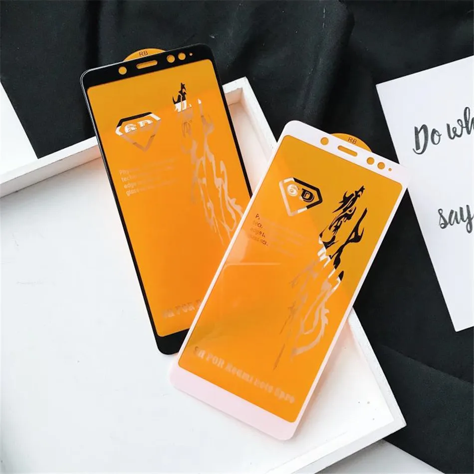 6D полное покрытие из закаленного стекла для Xiaomi Redmi Примечание 5A 5 S2 Защитная пленка для экрана для Redmi 5 Plus 5A Note 5 5A защитное стекло