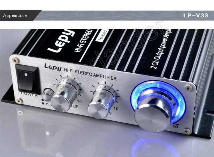 2 канальный усилитель мощности 25 Вт X2 RMS Hi Fi Lepy для мотоцикла стерео автомобиля