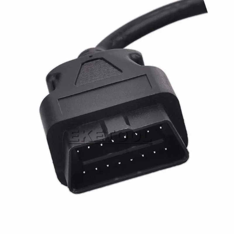 OBD2 16Pin штекер разъем для ELM327 удлинитель OBD кабель OBDII EOBD ODB2 16 Pin OBD 2 адаптер открытие женский кабель