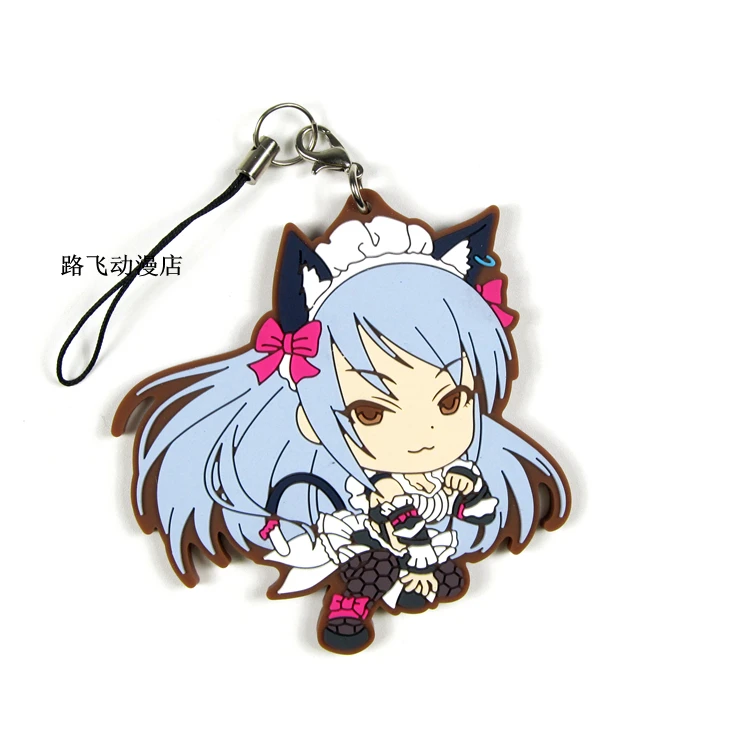 IDOLM@ STER Рин Сибуя Kanzaki Ranko фигурка аниме модель резиновый брелок кулон подарки 6 см