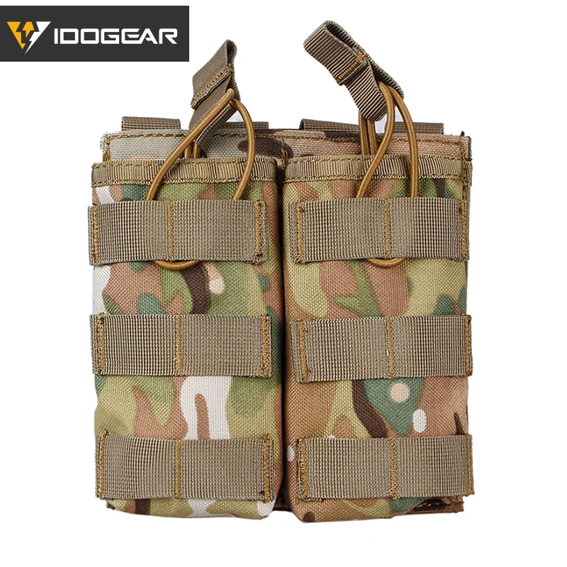 IDOGEAR Журнал Сумка Molle двойная Магнитная сумка-переноска Модульная для 5 56 боевого