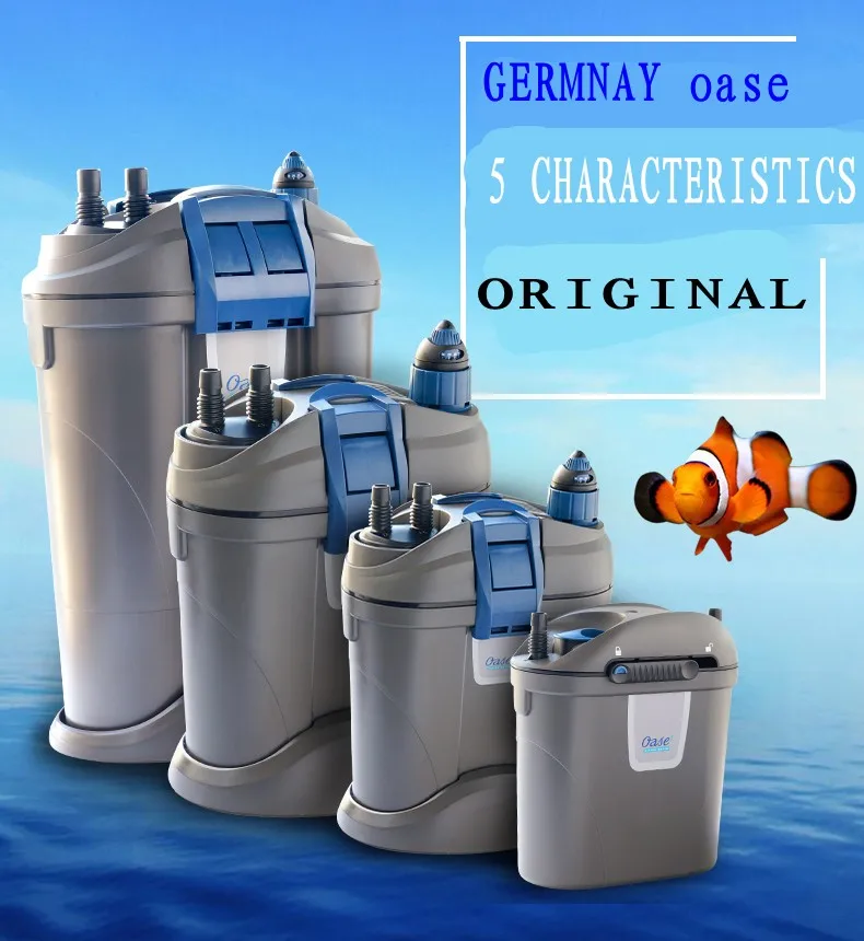 Немецкий oase оригинальный FiltoSmart THermo 100/200 рыбий фильтр резервуаров баррель внешний