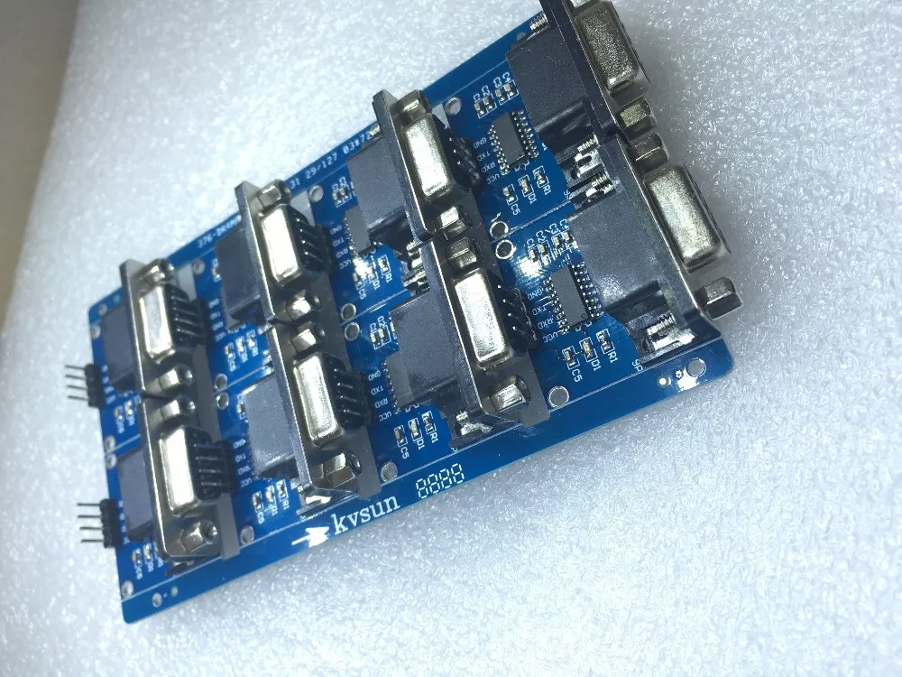 5 шт. MAX3232 RS232 к TTL последовательный порт конвертер Модуль DB9 разъем MAX232 +