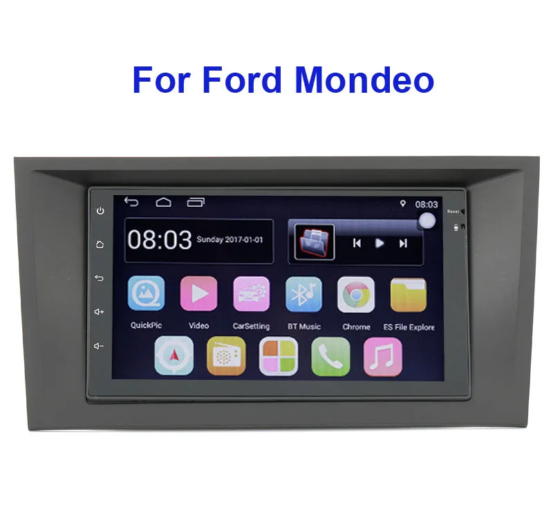 7-дюймовый автомобильный мультимедийный плеер Радио Android для Ford Mondeo 04-07year 7 дюймов плеер gps навигации