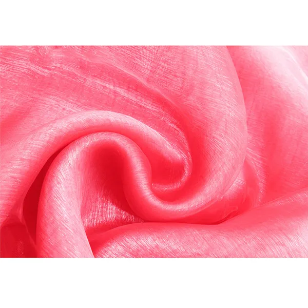 dark coral 1000 см* 135 см прозрачная органза Swag ткань для мероприятий, вечеринок, свадьбы, дня рождения, встречи украшения для лестничных столов приёма арки дома автомобилей - Цвет: dark coral