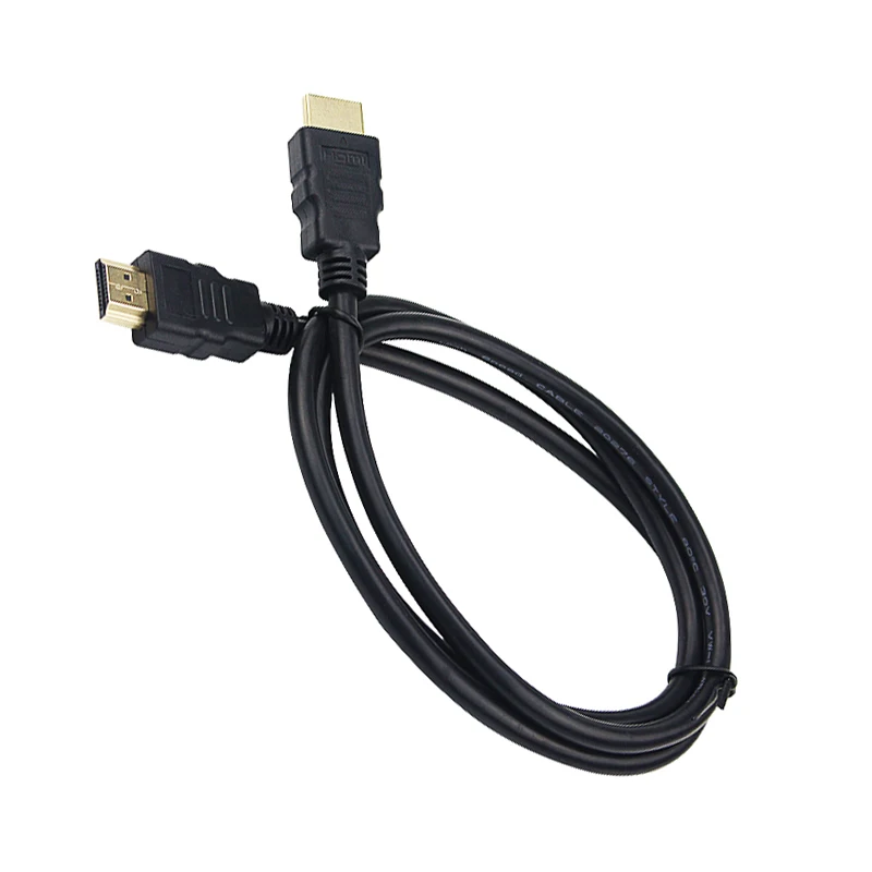 1 м видеокабель Raspberry Pi 3 HDMI совместимый конвертер провод черный 1080P штекер B для ПК