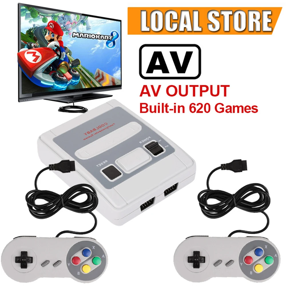 Супер мини HDMI семейный ТВ 8 бит SNES Видео игровая консоль Ретро Классический HD