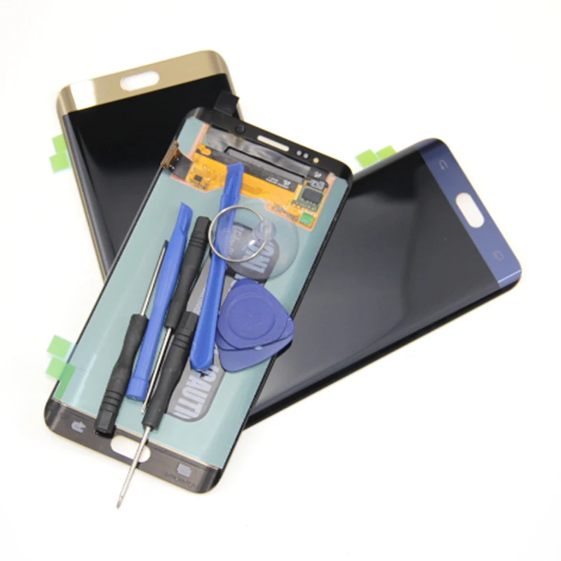 Для samsung Galaxy S6 Edge Plus ЖК-дисплей G928 G928F Дисплей Сенсорный экран сборки Замена для samsung S6 Edge плюс ЖК-дисплей