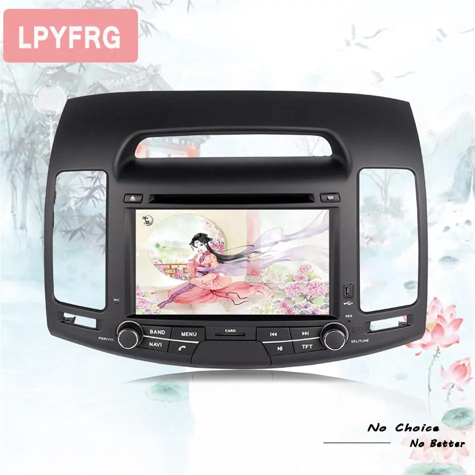 Автомагнитола 2 DIN android 10 0 4 Гб ОЗУ + 64 ПЗУ dvd плеер для hyundai elantra 2007 2011 мультимедийное