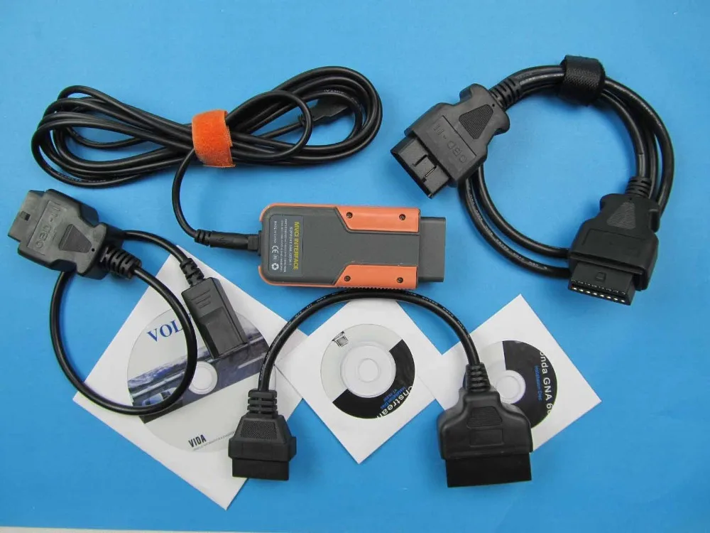 Последняя версия OBD2 Диагностический Интерфейс MVCI для HONDA HDS Volvo Dice TOYOTA ТИС