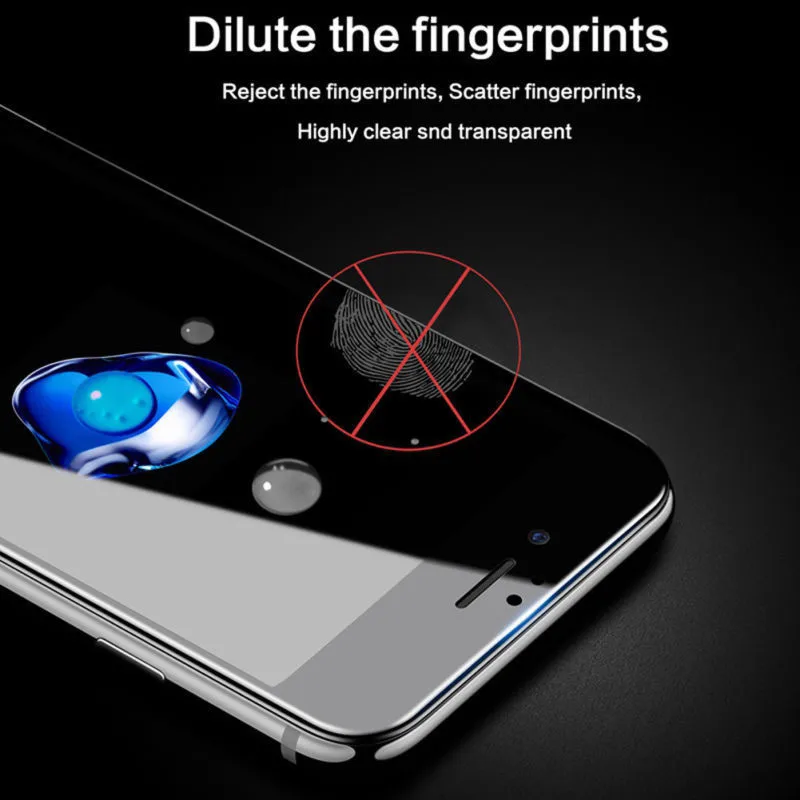 5D изогнутое полное покрытие закаленное стекло для iPhone 7 Plus 6 6splus Защита экрана 6S