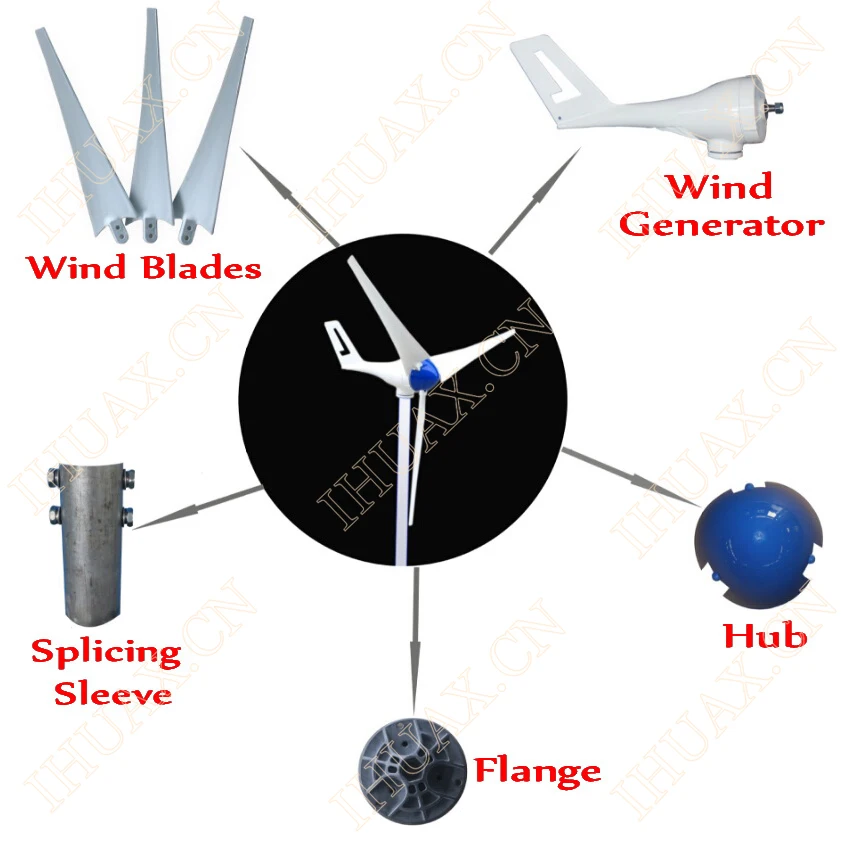Ветрогенератор постоянного тока 400 Вт 12 В 24 макс. 600 2020|turbine windmills|24v wind generatorwind generator
