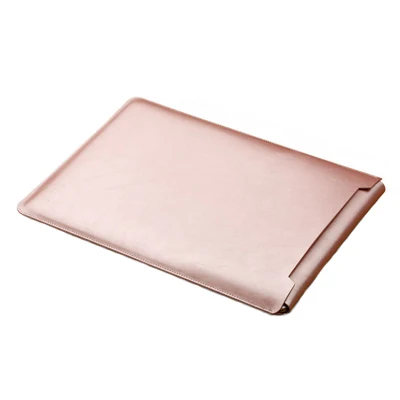 Rose gold Чехол для ноутбука из искусственной кожи для Macbook air 11 12 13, чехол retina Pro Touch Bar 13 15,4 для xiaomi 12,5 15,6, чехол для ноутбука - Color: Rose gold