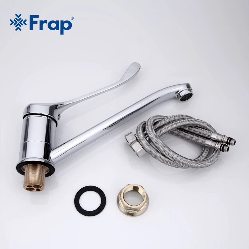 Смеситель для кухни FRAP смеситель холодной и горячей воды хромированный готовый лекарственный сверхдлинный