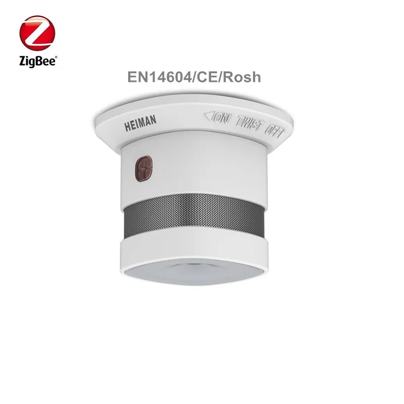 Heiman беспроводной Zigbee умный противопожарный детектор сигнализация датчик дыма Умный домашний датчик s с CE EN14604 ROSH утвержден
