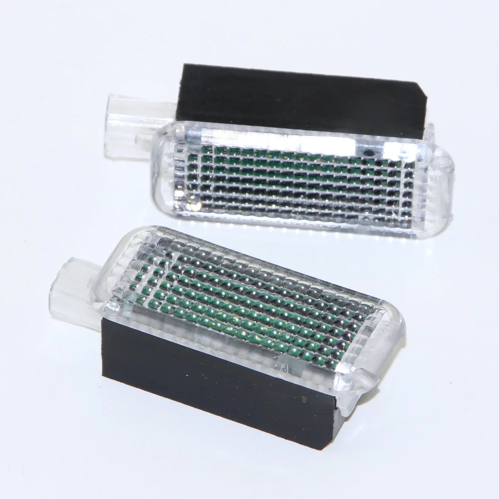 2 шт. светодиодный подкладке для ног огни Golf Jetta MK5 MK6 Passat B6 Octavia Seat Leon A5 A6 A7 A8 3AD 947 409
