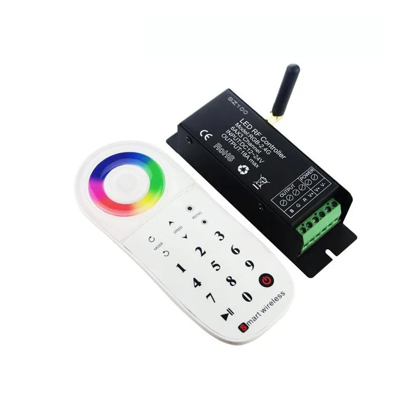 

1X High quality 2.4G smart wireless RGB LED controller free shipping