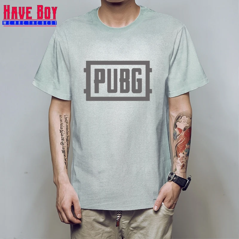 PUBG/игрок UNKNOWN'S BATTLEGROUNDS футболка подарок для фанатов игры мальчик друг подарок короткий рукав PUBG футболка S Горячая игра концепция HB166