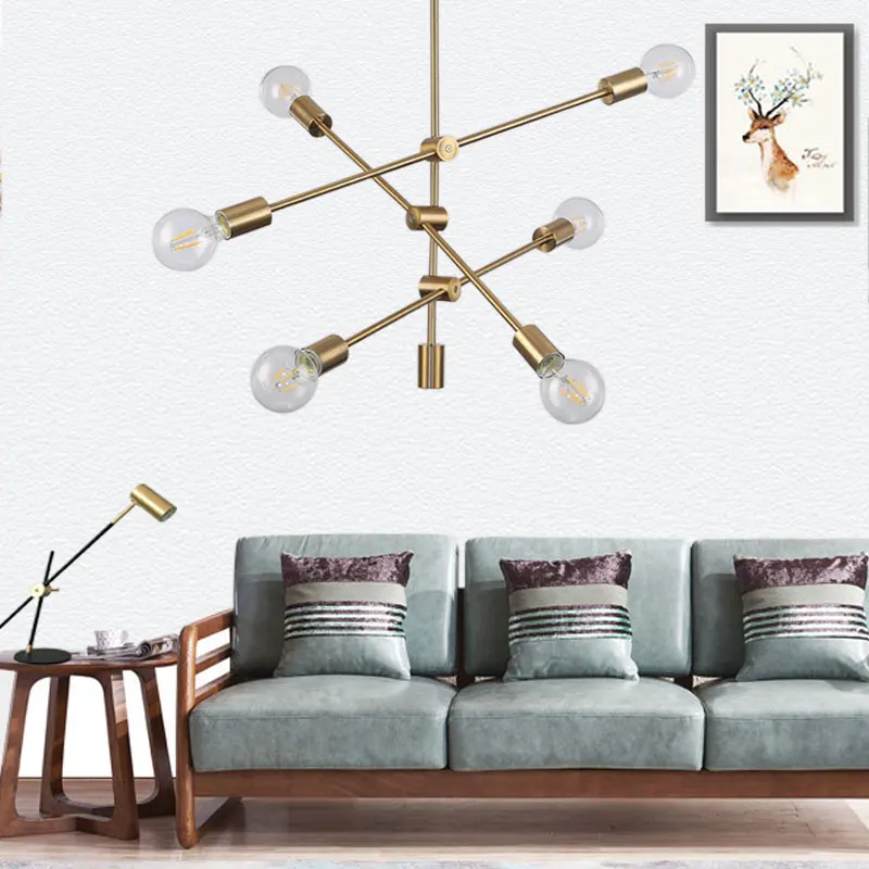 Современные подвесные светильники в скандинавском стиле с молекулярной