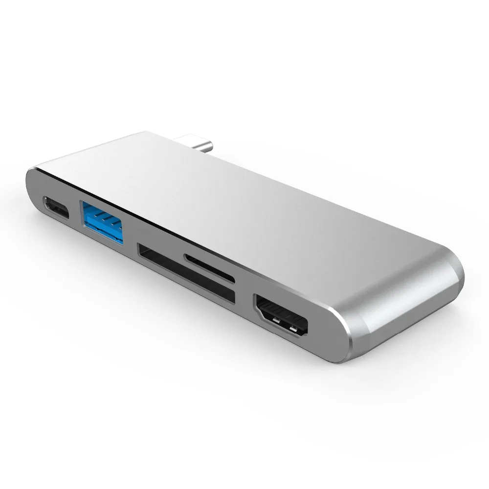 USB Type C 3 1 Hub to HDMI совместимый 4K адаптер для SD карты Dock Dongle Combo слот с зарядкой MacBook