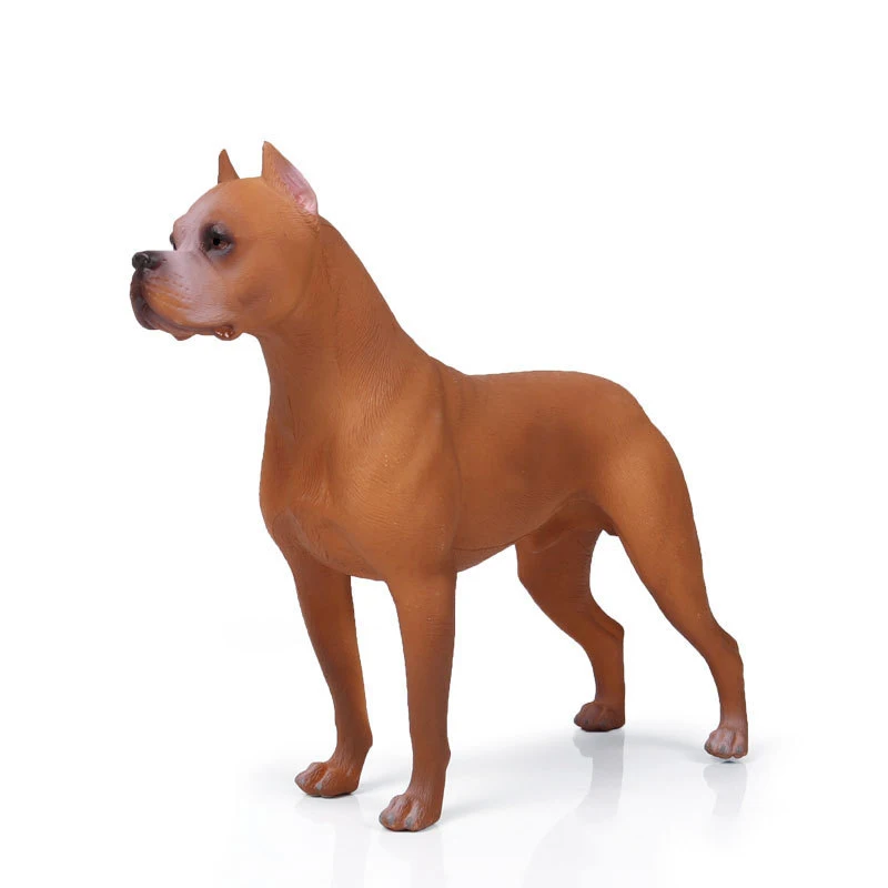21 см Большой размер Dogo Argentino Модель Животного Фигурка Игрушки для детей подарок Коллекция Модель Собаки Фигурки