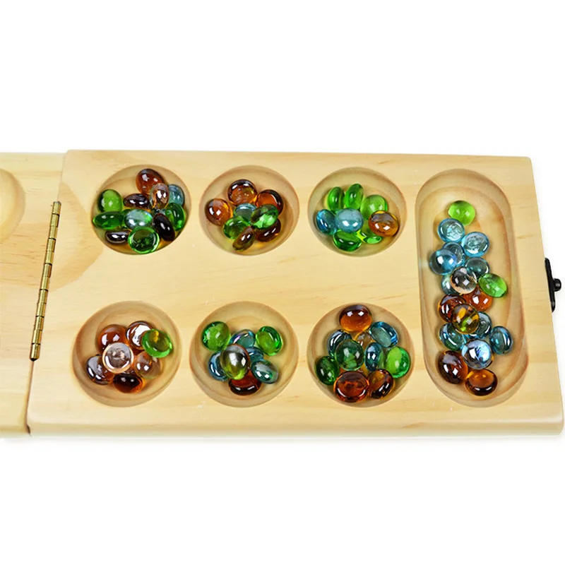 Манкала Африка драгоценный камень игра головоломка красивый дизайн для детей