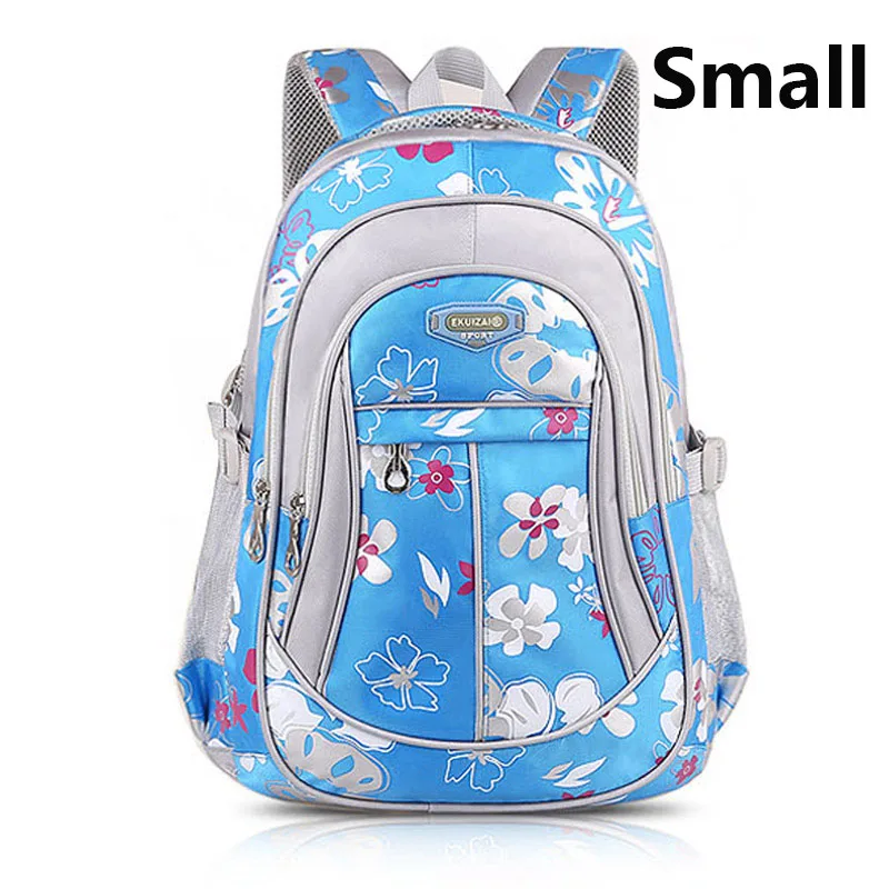 Small Blue VRTREND Рюкзаки для девочек младшего дети Сумки Высокогго качества Большой Размеры Школьные сумки для детей девочек Школьные рюкзаки Портфель школьный Школьные рюкзаки для девочек Рюкзак для школы - Цвет: Small Blue