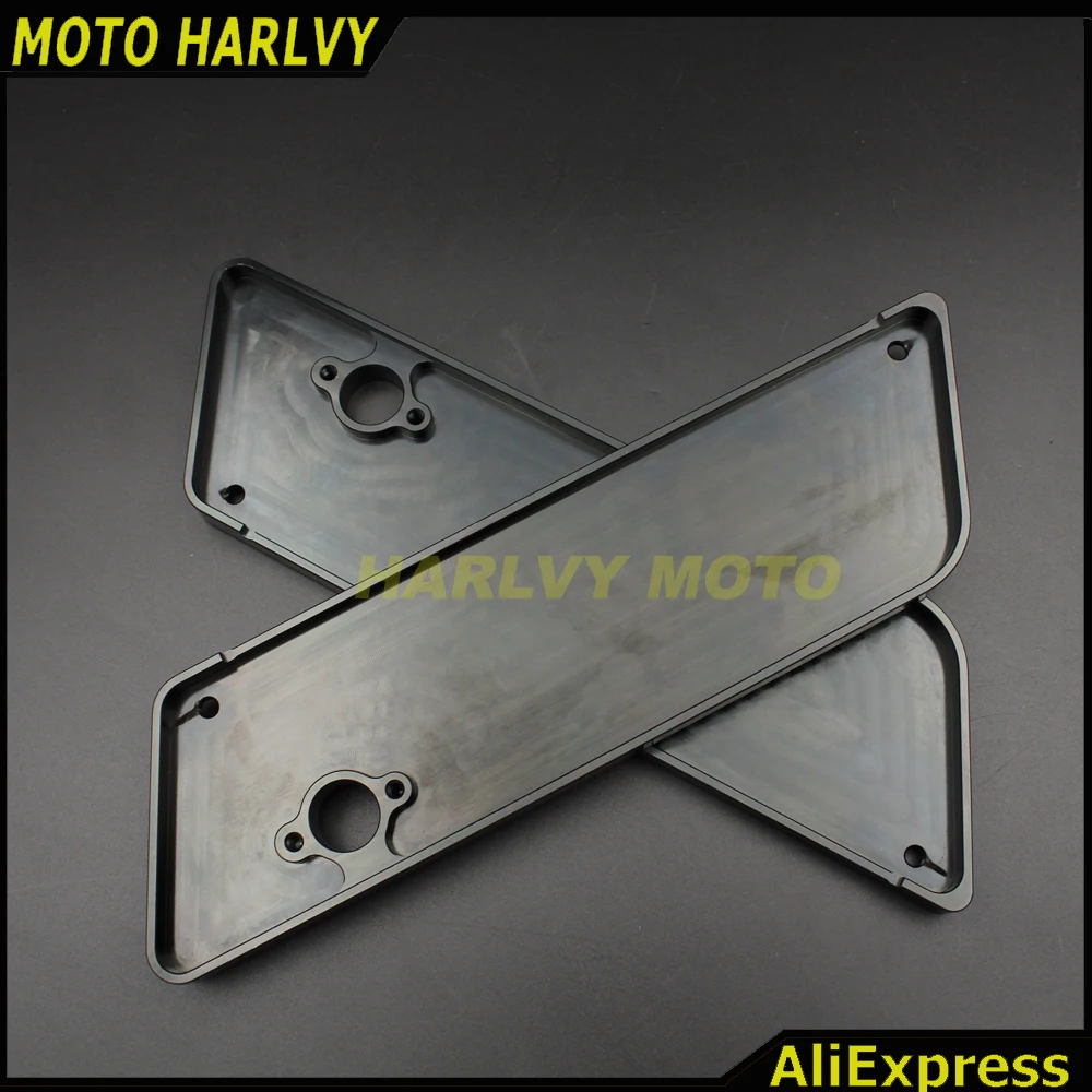 

Black Aluminum CNC Saddlebag Latches Cover Face for Harley 1993-2013 Metal Parts