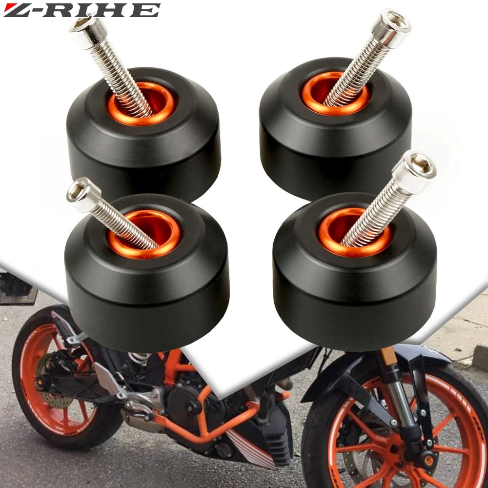 Для KTM Duke 390 Duke 125 200 мотоцикл передняя и задняя вилка рамка колеса ползунок краш-пад протектор защита от падения грязи Duke