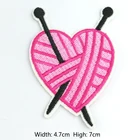 1 шт. розовые вязальные патчи с надписью Love, патчи с вышивкой утюгом для одежды, наклейка на бейдж, наклейка для одежды, Пришивание на сумку, брюки, сделай сам