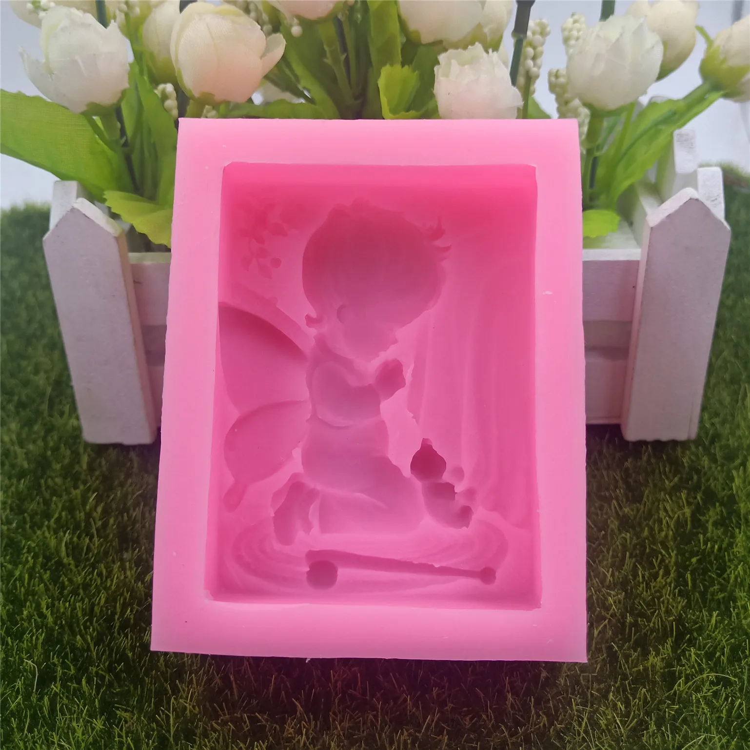 Формочки для мыла Angel Boy восковая смола рукоделия штукатурка 3D силиконовая форма
