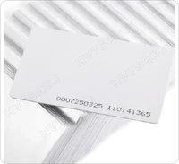 wholesale rfid card 125khz em4100 proximity smart cards 0 8mm thin pvc card for access control system 100pcs