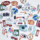 45 шт.кор. подарок жизни креативный Мини бумажные наклейки украшения DIY дневник в стиле Скрапбукинг клейкая этикетка милые канцелярские принадлежности