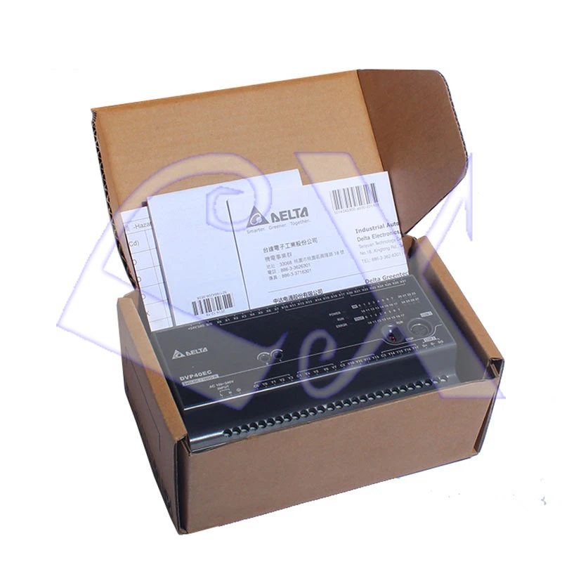 

Freeshipping Delta Original PLC programming controller DVP32ES200R ES2 series 100-240VAC 16DI 16DO relay output in box