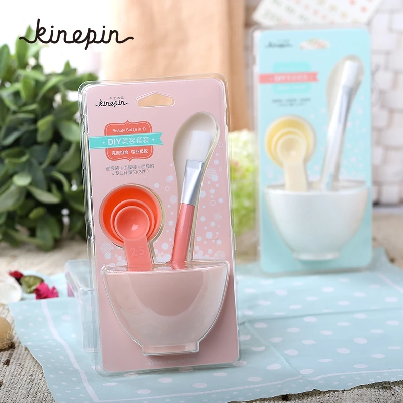 6 шт./компл. 4 в 1 косметическая маска для лица сделай сам чаша женский