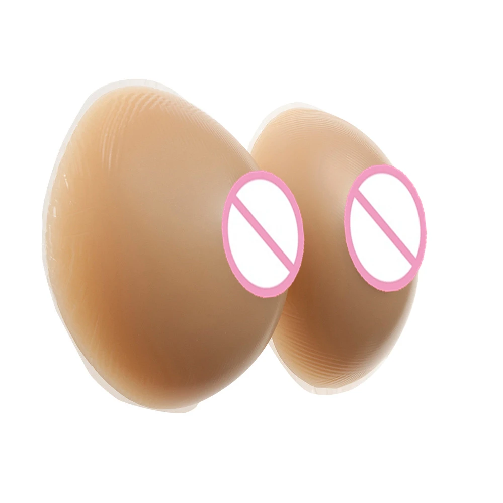 Коричневые силиконовые поддельные груди 800 дюйма искусственная задняя часть