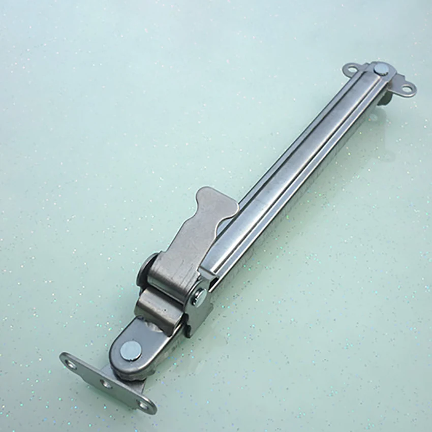 225-370mm Telescopic Stainless Steel Plastic Wind Brace Casement Locate Support Limiter Window Strut Angle Position Control