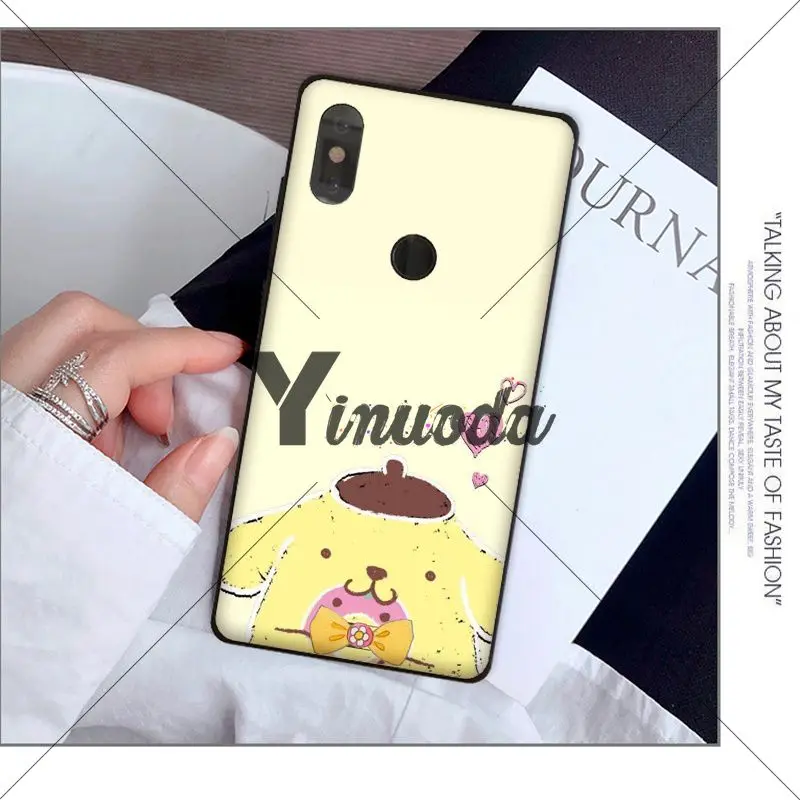 Yinuoda Sanrio pompompurin милый чехол для телефона с героями мультфильмов Xiaomi Mi 6 Mix2 Mix2S Note3 8