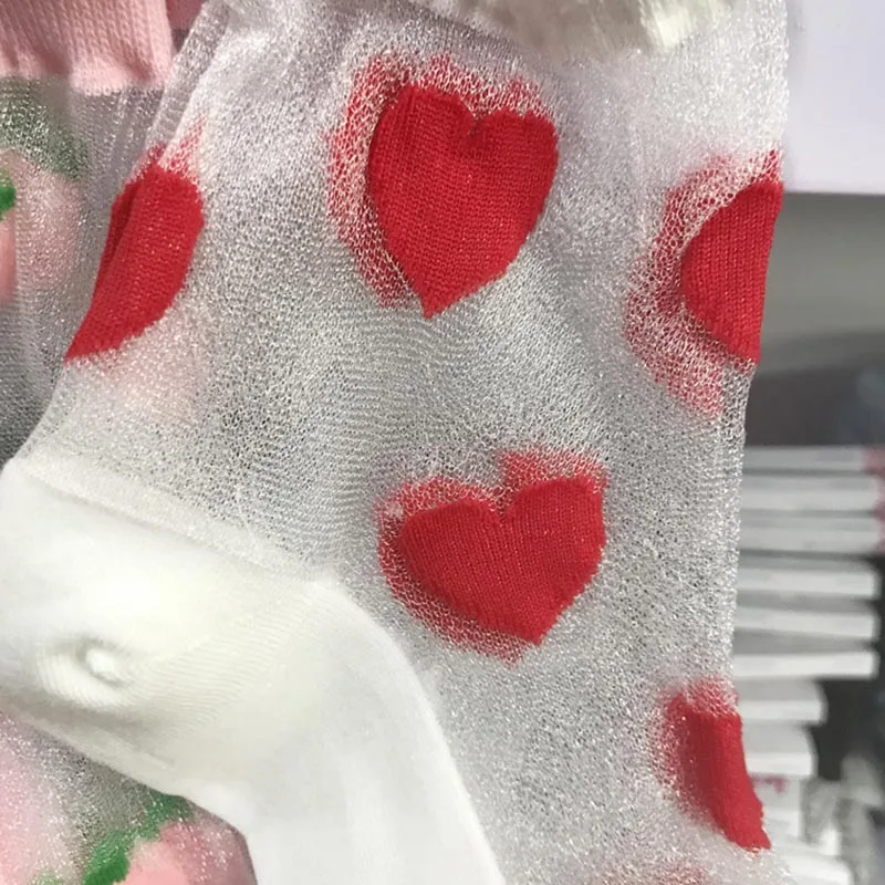 [EIOISAPRA] повседневные Модные дышащие забавные Женские носочки фрукты ярких цветов