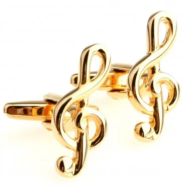 3 Модный Камень Золото музыка Note гитара труба Sax фортепианный микрофон запонки 1 пара Большая акция - Окраска металла: 3