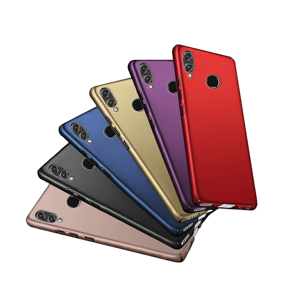 Жесткий чехол для Huawei Honor 8X роскошный пластиковый матовый чехол-накладка чехлы 8 X