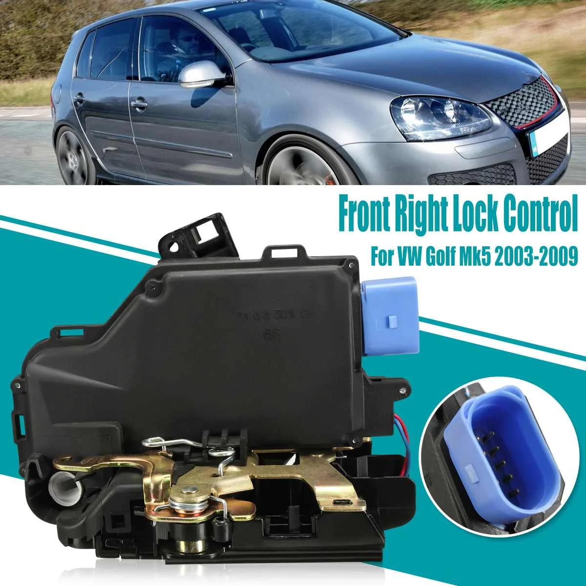 Front Right 3D1837016A 3D4839016A 3D4839015A для VW Golf Mk5 2003-2009 для RHD передний задний левый и правый Дверные замки Привод механизма - Цвет: Front Right